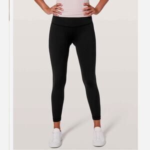 Lululemon Wunder Under High Rise Tight 7/8 Women's 8 Black